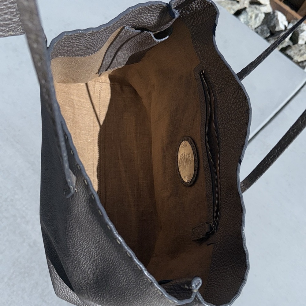 Fendi Selleria Tote metallic Authentic - Picture 11 of 16